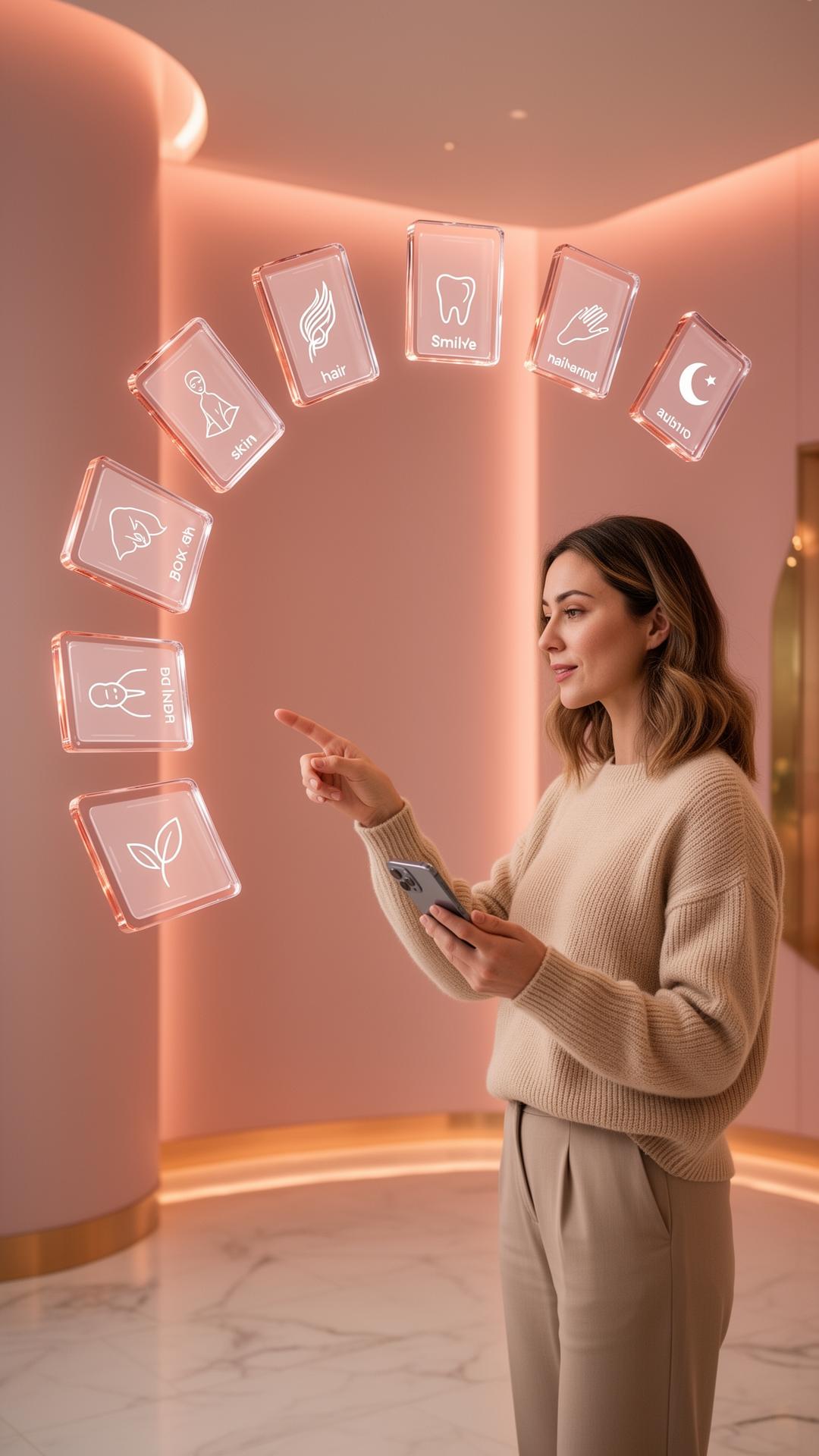 Donna italiana con pelle luminosa